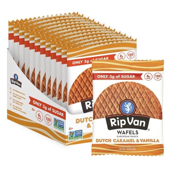 Rip Van Wafels Dutch Caramel & Vanilla 12ct